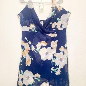 Women's LIVAGIRL Summer Dress Size XXL Blue, White, Green, and Pink